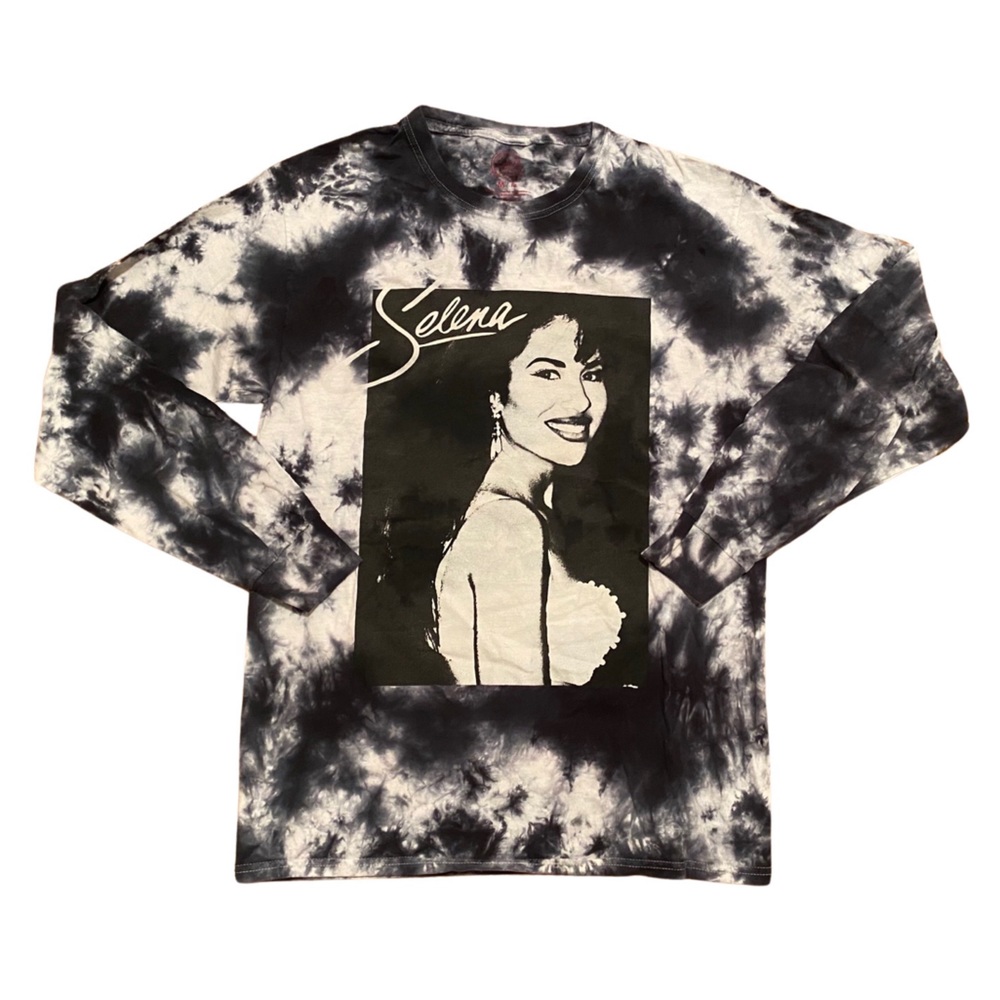 Selena Quintanilla Tie Dyed Long Sleeve Tee Shirt
